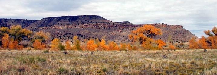 Black Mesa in the fall